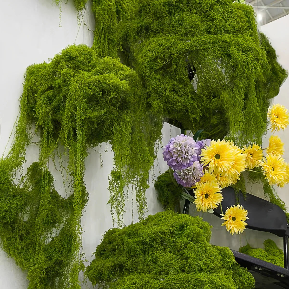Musgo Artificial para Paisajismo - Musgo y Flores para Decoración y Floristería