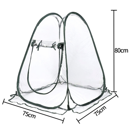 Carpa Protectora Compacta Para Plantas De Jardín - Invernadero Transparente