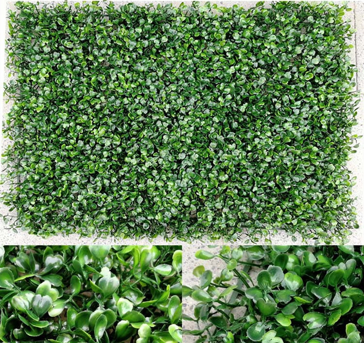 Estera de Planta Artificial - Decoración de Pared Verde para Fondos Creativos