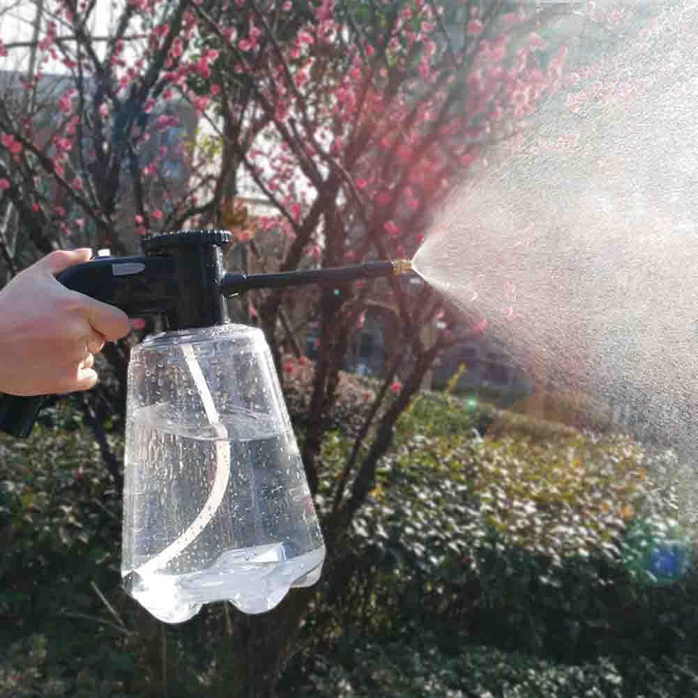 Pulverizador Eléctrico Automático a Presión para Jardinería y Cuidado de Plantas con Cabezal Pulverizador Regulable