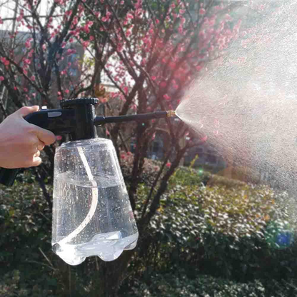 Pulverizador Eléctrico Automático a Presión para Jardinería y Cuidado de Plantas con Cabezal Pulverizador Regulable