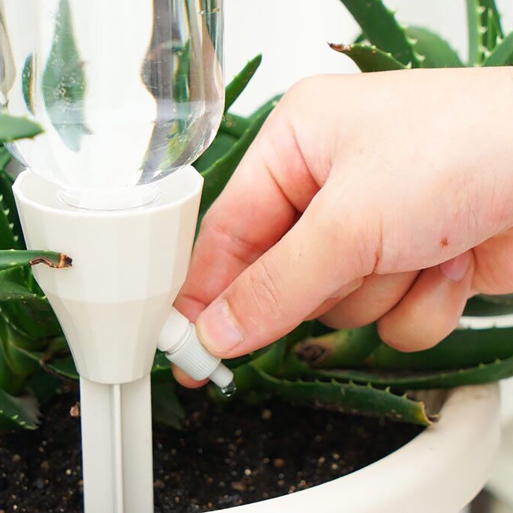 Regador Automático De Plantas Con Conexión Para Botella - Eficaz Regador Por Goteo Para El Cuidado De Las Plantas