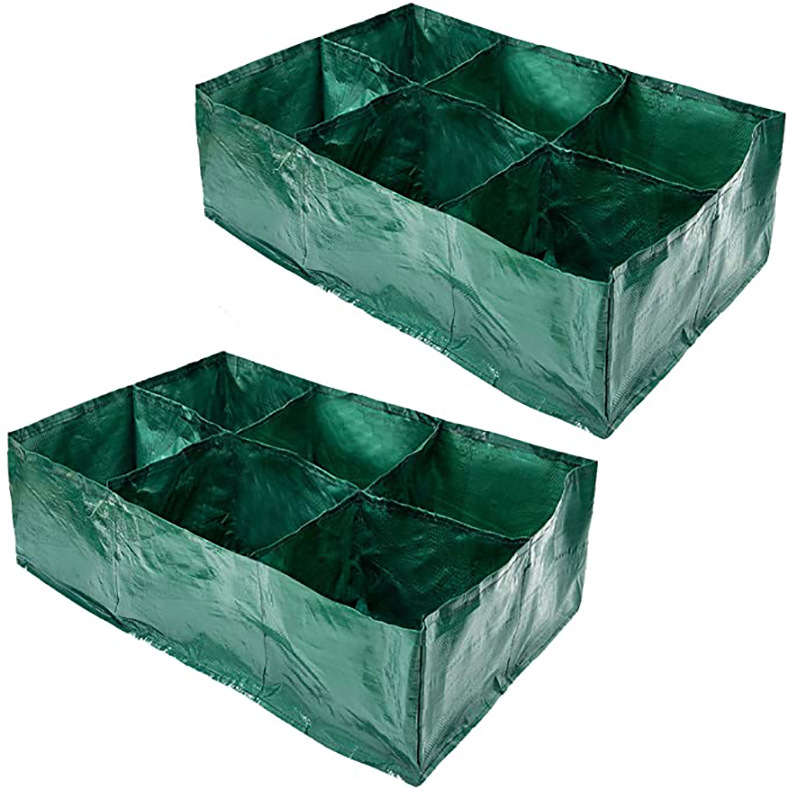 Bolsa de Plantación con Múltiples Compartimentos - Robusto Almacenamiento de Jardín para Plantas y Hierbas