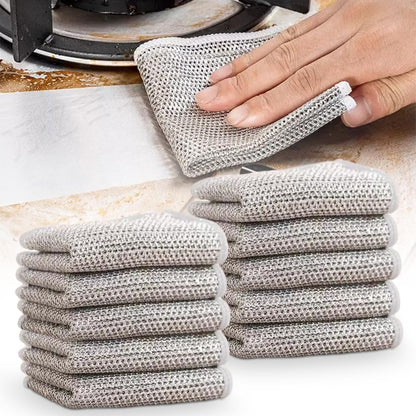 Pañuelo Lavavajillas de Alambre de Plata