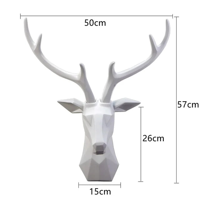 Decoración 3d de Cabeza de Ciervo para un Ambiente Sublime