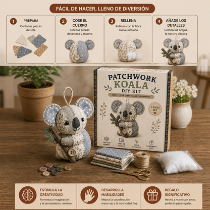 Kit de Costura DIY de Animales – Set de Manualidades para Ornamentos de Tela Hechos a Mano