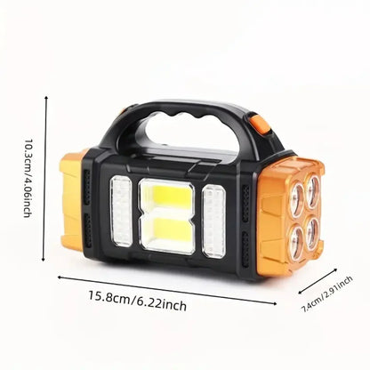 Antorcha De Emergencia 3 En 1 Con Carga Usb Y Asa De Transporte