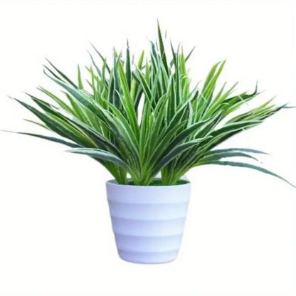 Planta De Césped Artificial - Planta Decorativa Para El Hogar Y La Oficina