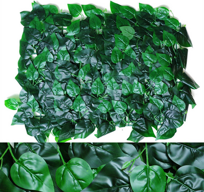 Estera de Planta Artificial - Decoración de Pared Verde para Fondos Creativos