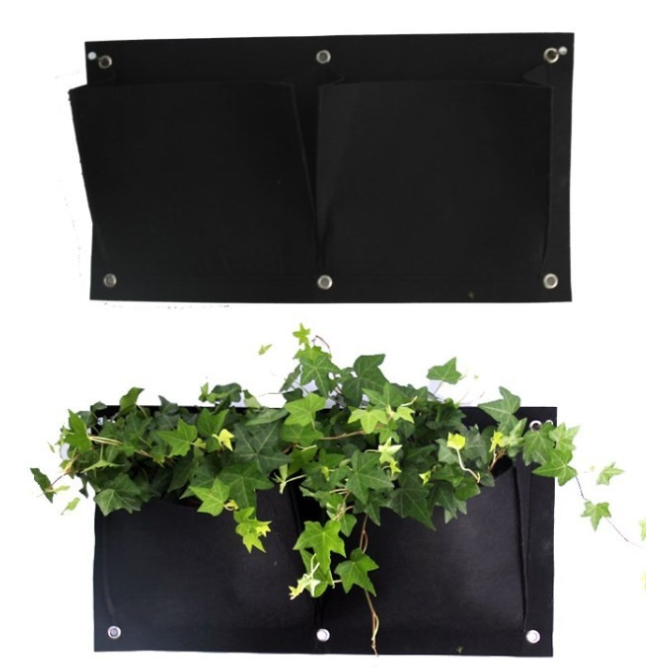 Bolsillos de Pared para Plantas de Jardín - Jardinera Vertical para Interior y Exterior