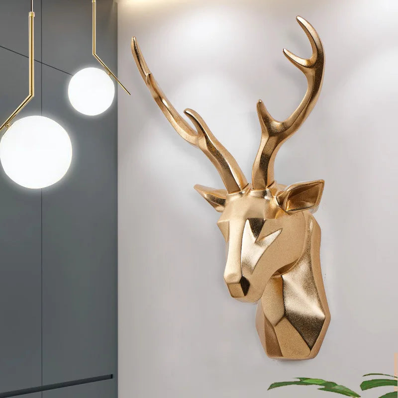 Decoración 3d de Cabeza de Ciervo para un Ambiente Sublime