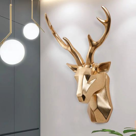 Decoración 3d de Cabeza de Ciervo para un Ambiente Sublime