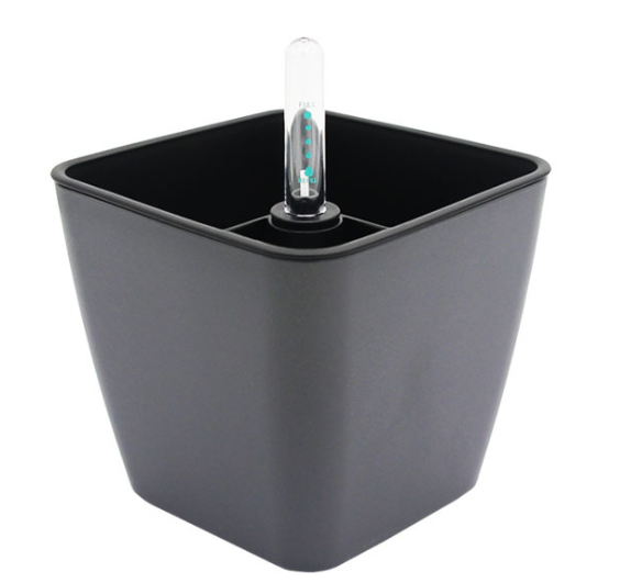 Maceta de Flores con Sistema de Riego - Maceta Autorriego para Uso Interior y Exterior