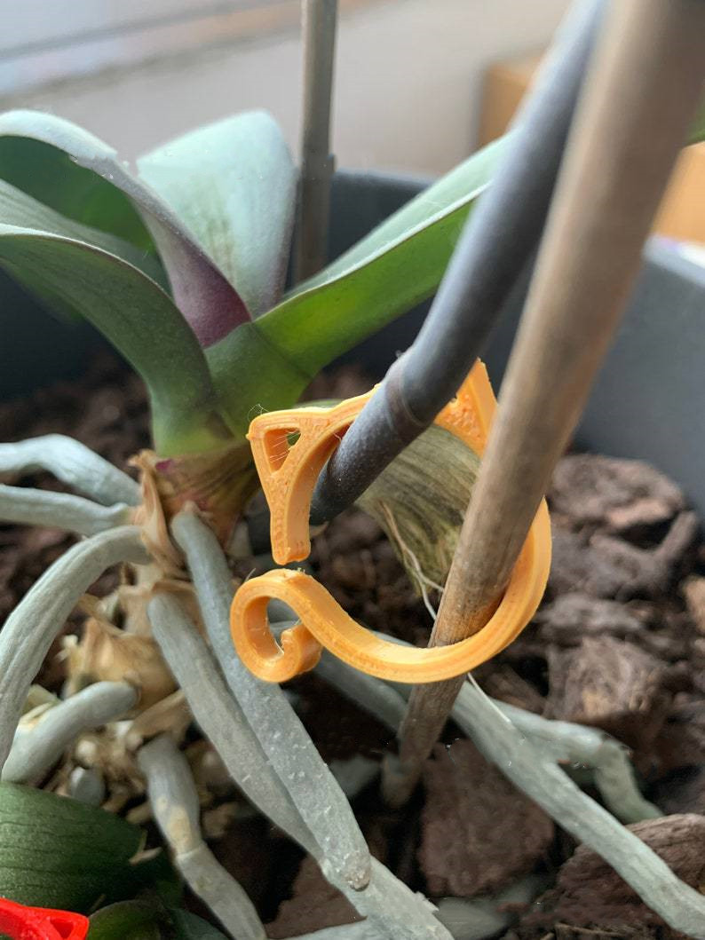 Pinza para Plantas con Forma de Gato - Simpático Soporte para Plantas de Jardín y de Interior