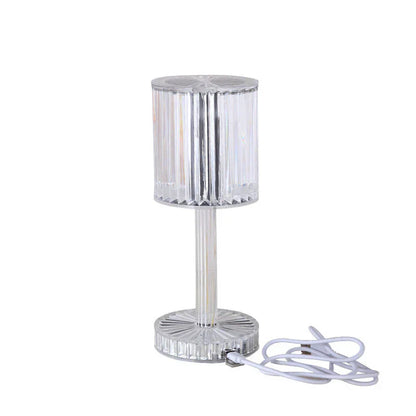 Lámpara de Sobremesa de Cristal Regulable con Diseño Moderno