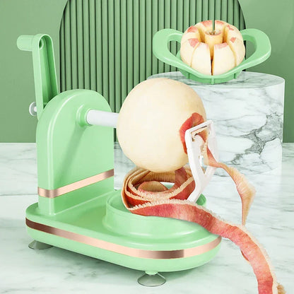 Sencillo Pelador de Verduras y Frutas con Manivela Manual - para Pelar sin Esfuerzo para Pelar sin Esfuerzo