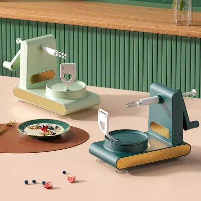 Sencillo Pelador de Verduras y Frutas con Manivela Manual - para Pelar sin Esfuerzo para Pelar sin Esfuerzo