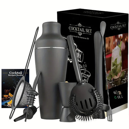 Juego De Coctelería Profesional - Set De Barman De Acero Inoxidable Para Bebidas Perfectas