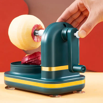 Sencillo Pelador de Verduras y Frutas con Manivela Manual - para Pelar sin Esfuerzo para Pelar sin Esfuerzo