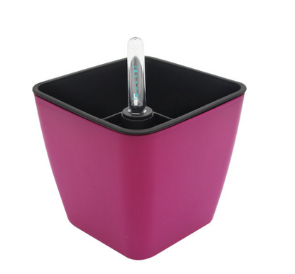 Maceta de Flores con Sistema de Riego - Maceta Autorriego para Uso Interior y Exterior