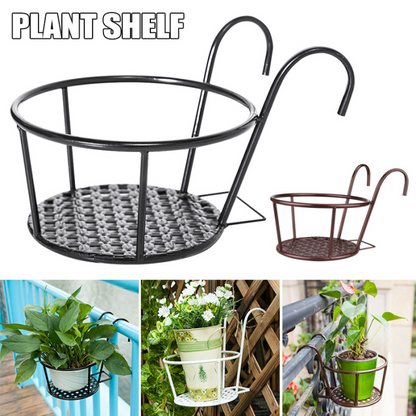 Cesto De Metal Para Plantas Colgantes - Maceta De Balcón Con Gancho Para Jardín Y Terraza Para Plantas De Jardín Y Terraza