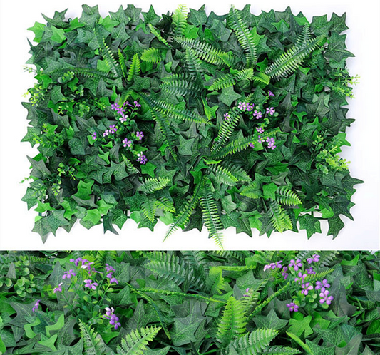 Estera de Planta Artificial - Decoración de Pared Verde para Fondos Creativos