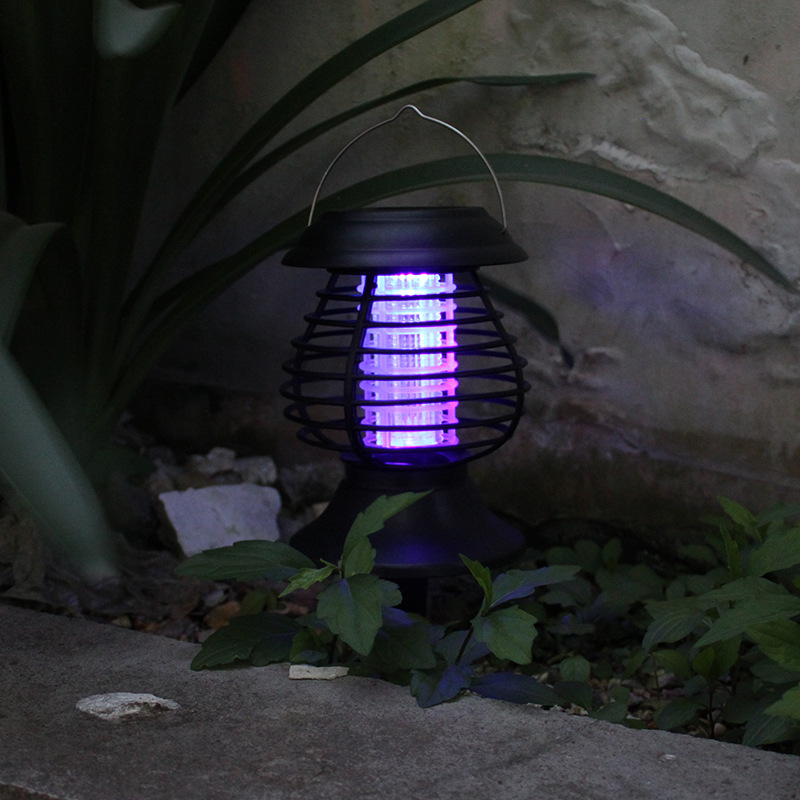 Lámpara Solar Repelente de Insectos con Luz Led - Eficaz Control de Mosquitos para el Jardín