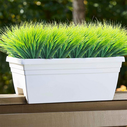 Planta de Hierba de Trigo Artificial Hecha de Plástico - Césped Decorativo para Jardín , Hogar y Uso Al Aire Libre