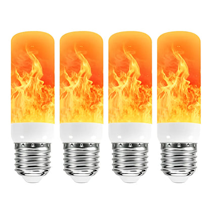 Lámpara con Efecto de Llama - Bombilla Led de 9w con Brillo de Llama Realista Lámpara con Efecto de Llama - Bombilla Led de 9w con Brillo de Llama Realista