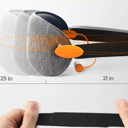 Máscara Ocular Relajante con Tapones para los Oídos Integrados