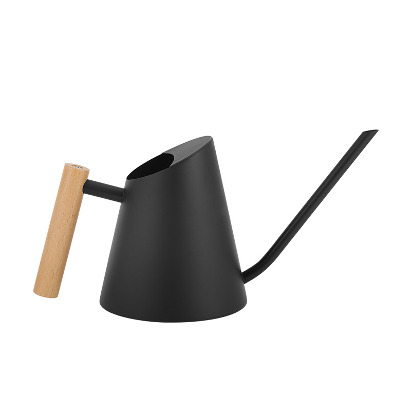 Moderna Regadera con Asa de Madera - Elegante Regadera para las Plantas Del Jardín Esta Regadera Es Ideal para Regar las Plantas Del Jardín