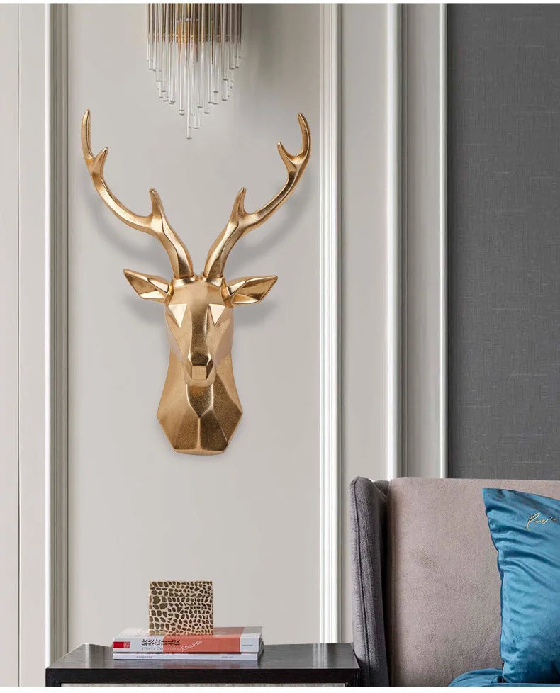 Decoración 3d de Cabeza de Ciervo para un Ambiente Sublime