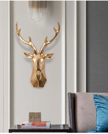 Decoración 3d de Cabeza de Ciervo para un Ambiente Sublime
