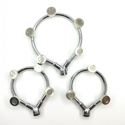 Boquilla Multiboquilla De Anillo De Acero Inoxidable De Alta Presión - Accesorio De Pulverización Eficaz Para El Riego De Jardines Para El Riego De Jardines