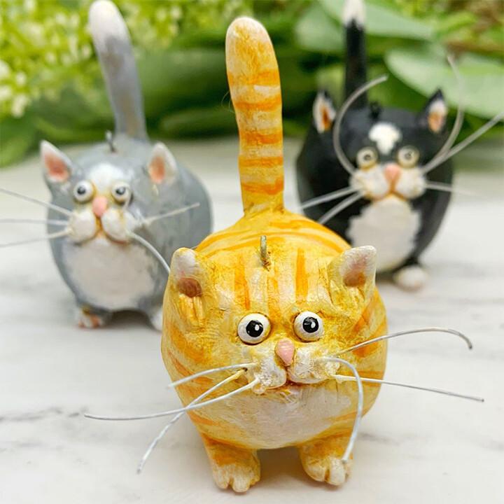 Hecho a Mano , Único Adorno Navideño de Gato