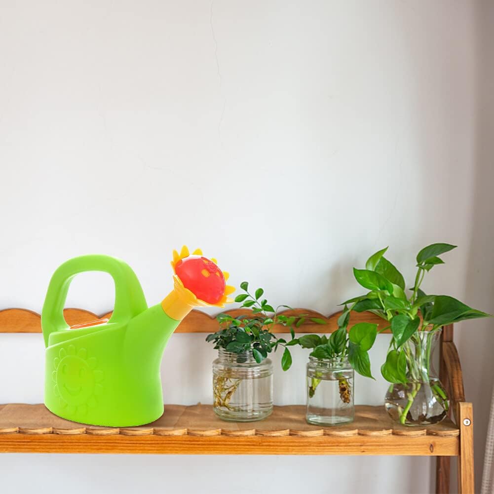 Regadera Infantil con Boca para Flores - Regadera de Plástico de Colores para los Pequeños Jardineros