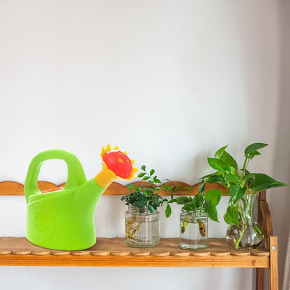 Regadera Infantil con Boca para Flores - Regadera de Plástico de Colores para los Pequeños Jardineros