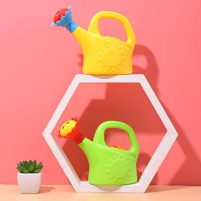 Regadera Infantil con Boca para Flores - Regadera de Plástico de Colores para los Pequeños Jardineros