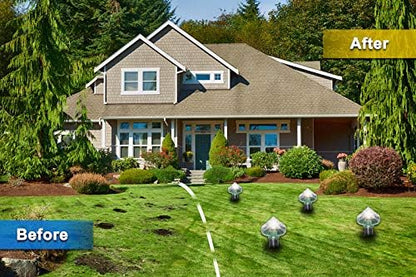 Ahuyentador De Animales Alimentado Por Energía Solar Para Jardines Y Patios - Protección Ecológica Contra Ratones Y Roedores