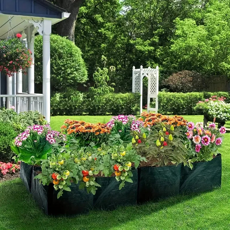 Bolsa de Plantación con Múltiples Compartimentos - Robusto Almacenamiento de Jardín para Plantas y Hierbas