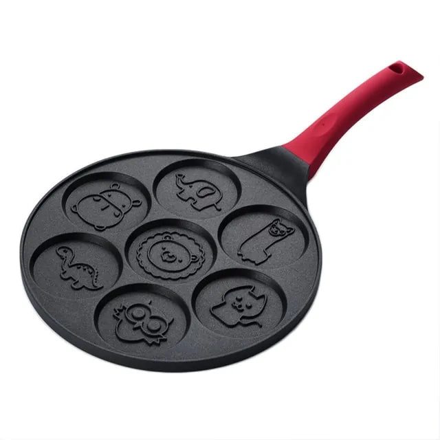 Sartén De Desayuno Para Niños - Divertidos Moldes Para Tortitas Y Huevos Fritos