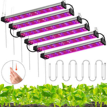 Lámpara Led Para Plantas Con Iluminación De Espectro Completo E Interruptor Pull Para Un Crecimiento Óptimo De Las Plantas