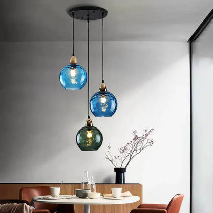 Elegante Lámpara Colgante de Triple Racimo