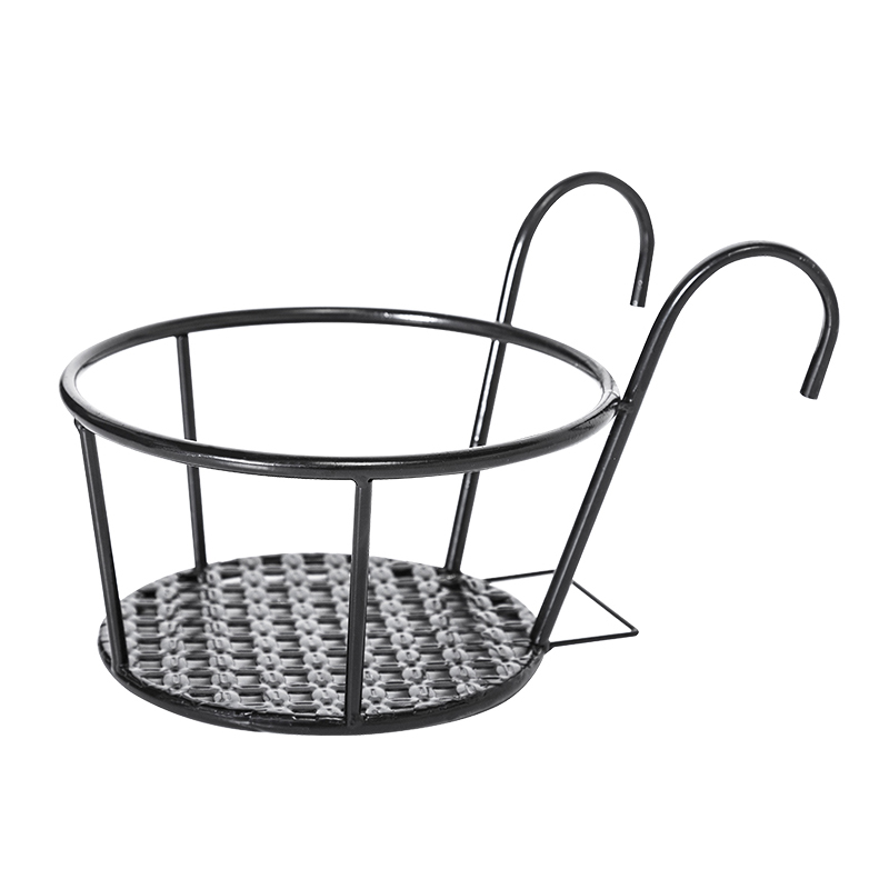 Cesto De Metal Para Plantas Colgantes - Maceta De Balcón Con Gancho Para Jardín Y Terraza Para Plantas De Jardín Y Terraza