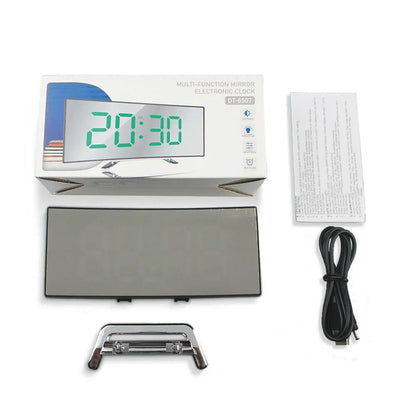 Reloj Despertador Digital Led Curvado de Estilo Moderno