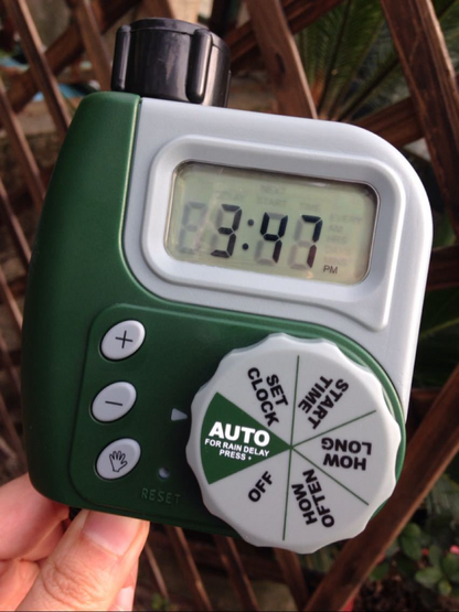 Control de Riego Digital para Jardín - Temporizador de Grifo Automático con Pantalla Lcd