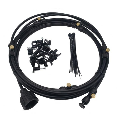 Sistema De Riego Para El Jardín - Kit De Riego Por Goteo Con Rociador Ajustable Y Accesorios