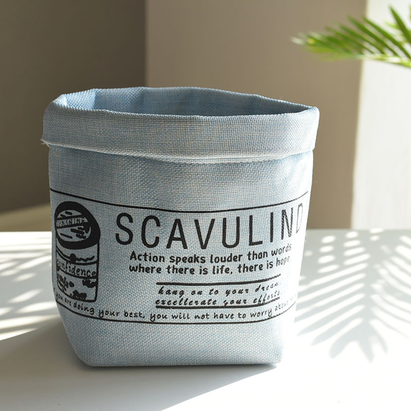 Maceta Decorativa De Tela Con Estampado - Maceta Versátil Para Guardar Plantas Y Adornos Maceta Decorativa De Tela Con Estampado