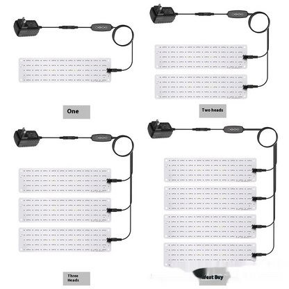 Panel De Luz Led Quantum Para Plantas Para Fomentar El Crecimiento Y El Color - Con Modo De Luz Regulable