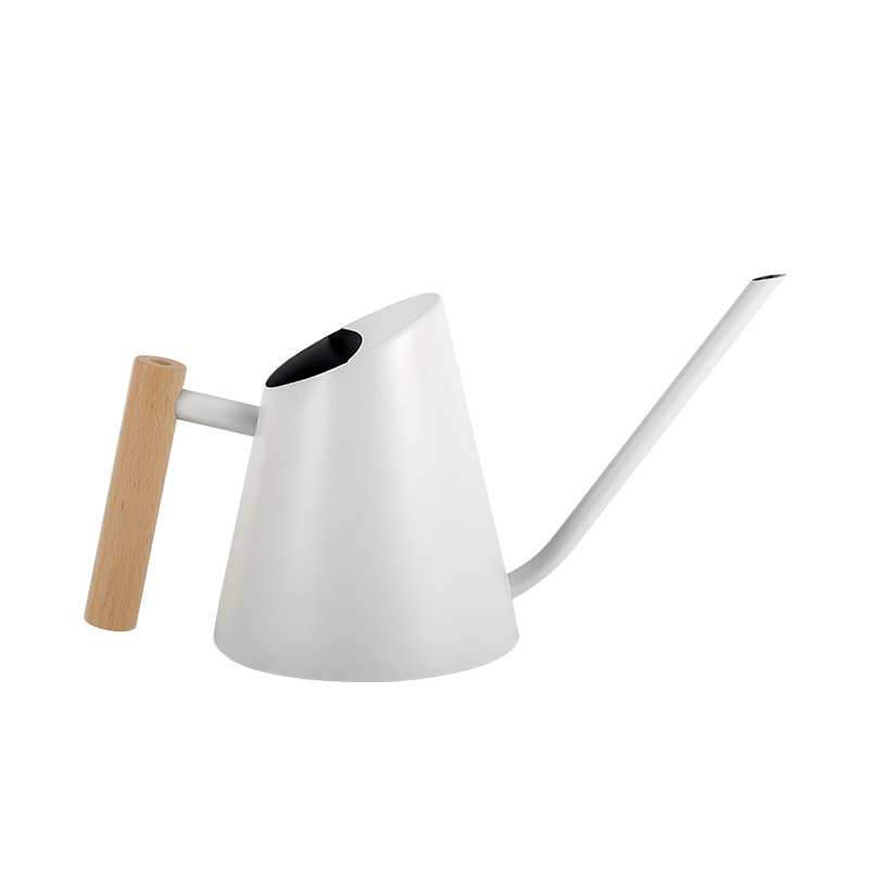 Moderna Regadera con Asa de Madera - Elegante Regadera para las Plantas Del Jardín Esta Regadera Es Ideal para Regar las Plantas Del Jardín